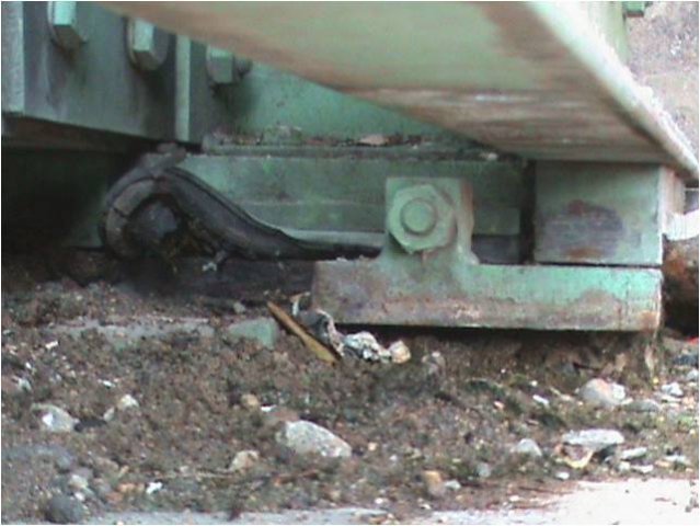 Bearing pad rusak